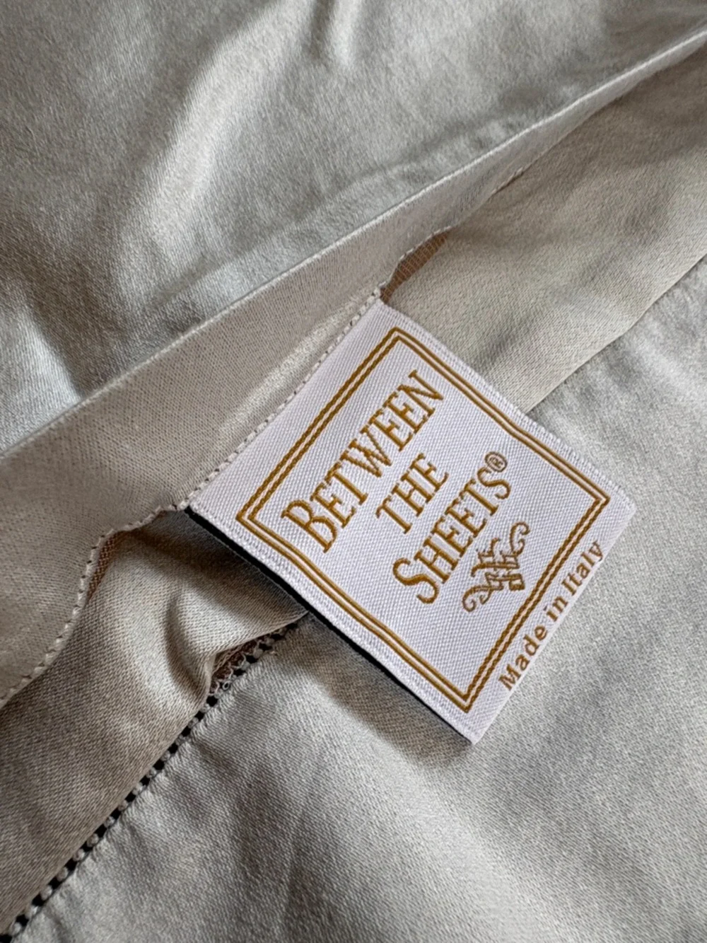 BETWEEN THE SHEETS luxury, made in Italy cotton flat sheet and 2 pillowcases - Picture 4 of 6